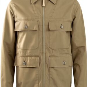Belstaff Veste coton olive Dalesman P24 Aloe Lime coupe régulière-0