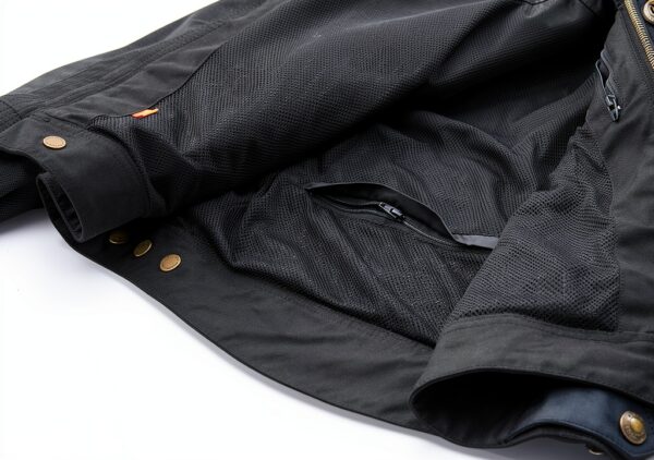 Blouson de moto Belstaff Temple Wax noir S – veste en coton ciré-3