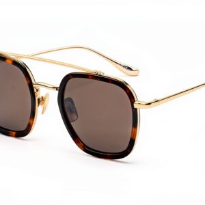 Lunettes de soleil Belstaff Merrick II-S145 unisexes en métal noir-0