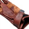 Gants de moto imperméables Belstaff Clinch Marron S-3