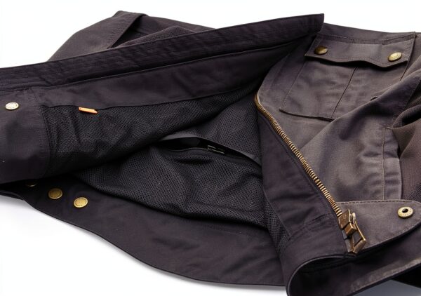 Belstaff Temple Blouson de moto en wax, mahagoni, M-3