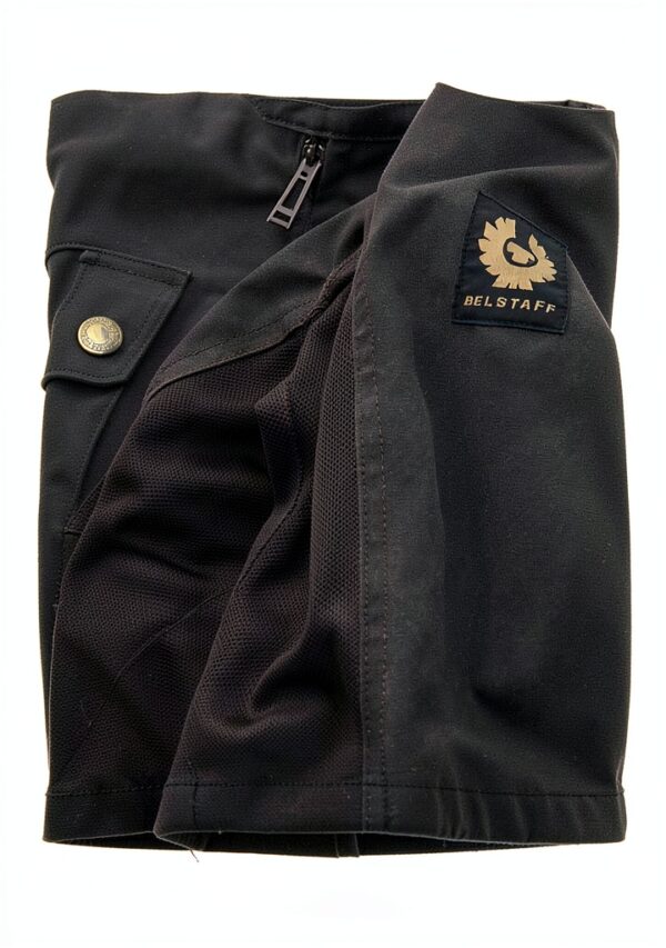 Belstaff Temple Blouson de moto en wax, mahagoni, L-1