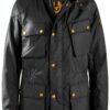 Veste Fieldmaster BELSTAFF en coton ciré noir taille 54 – officier-0