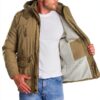 Mr.Stream Parka Homme Mi-Longue Sherpa Cachemire Vert-3