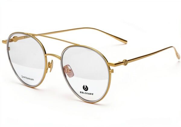 Belstaff Monture de lunettes + lunettes de soleil JAGGED-CLIP-ON-DORAD-GRIS Ø 53 mm Clip On - Marque EAN : 4897083890828, multicolore, Medidas: 10 x 10 x 10 centímetros-1
