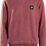 Sweat-shirt Belstaff en polaire coton avec écusson phénix pour homme-0