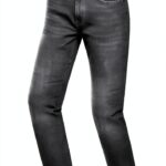 Belstaff Poplar Jeans de moto, schwarze waschung, 58-0