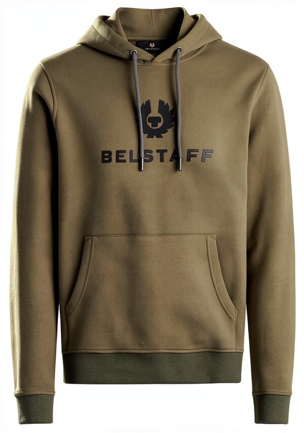 Belstaff Signature Hoodie Homme Sweat à Capuche en Coton Multicolore-0
