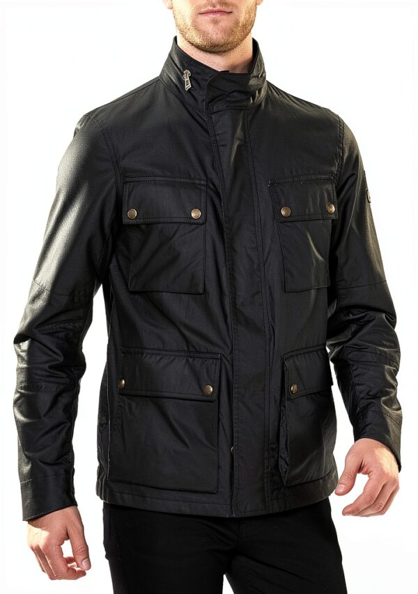 BELSTAFF Kelland Waxed Jacket Dark Navy pour Homme-7