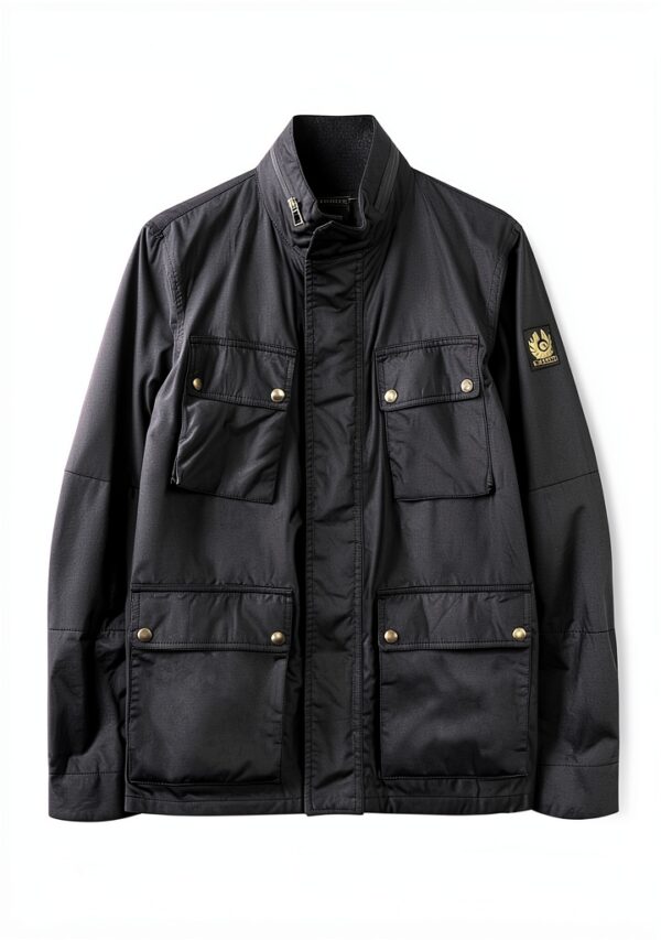 BELSTAFF Kelland Waxed Jacket Dark Navy pour Homme-1