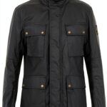 BELSTAFF Kelland Waxed Jacket Dark Navy pour Homme-0